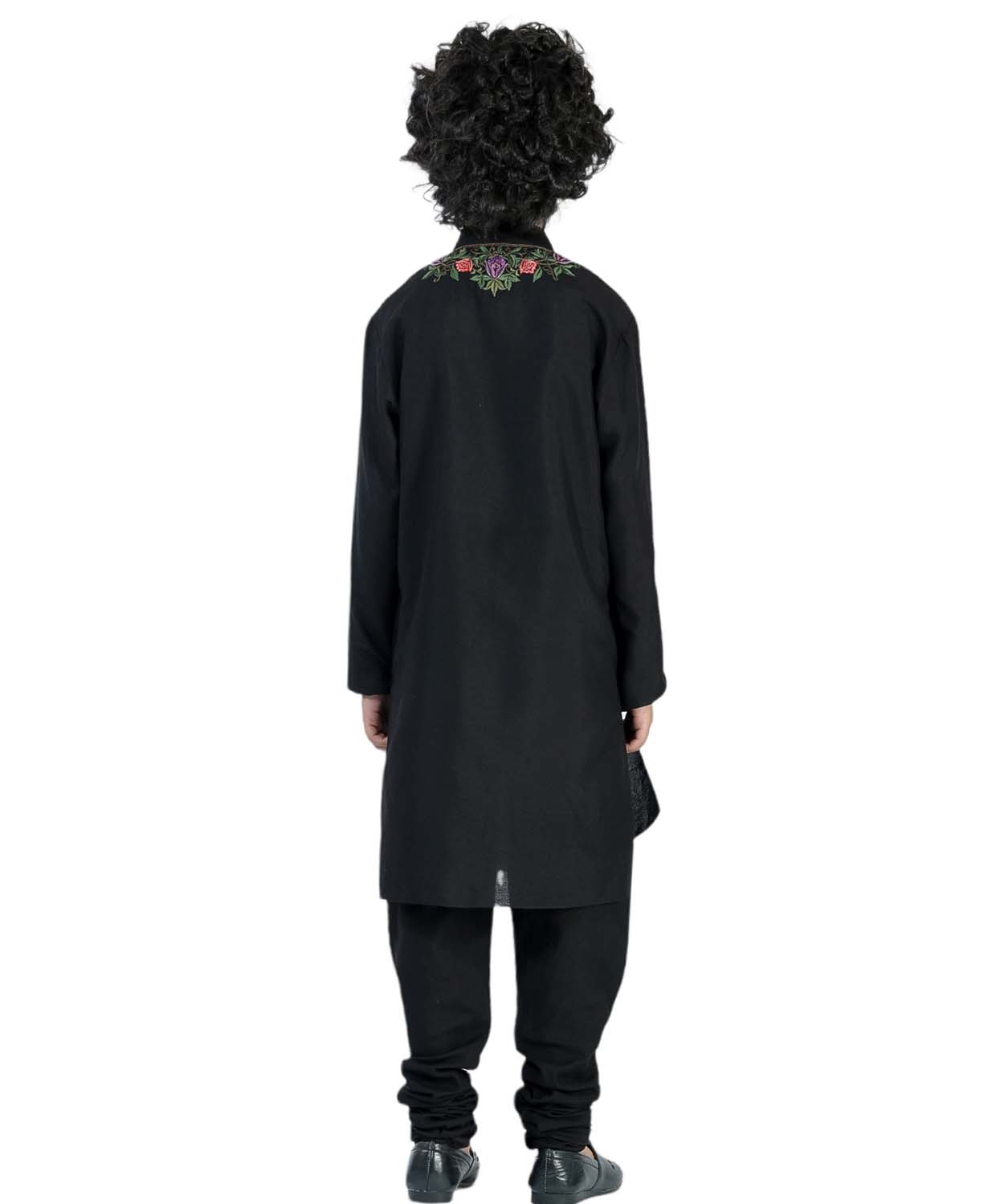 Resham Embroidery Kurta with Churidar