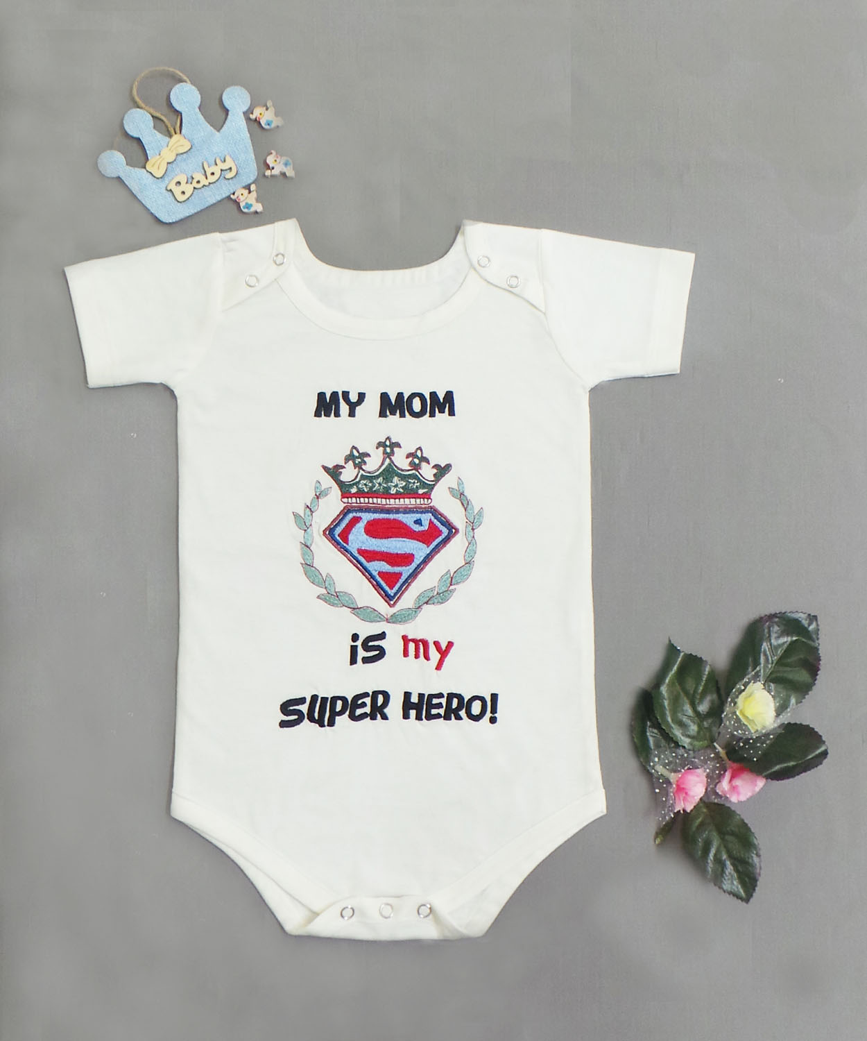 My mom is my super hero Romper