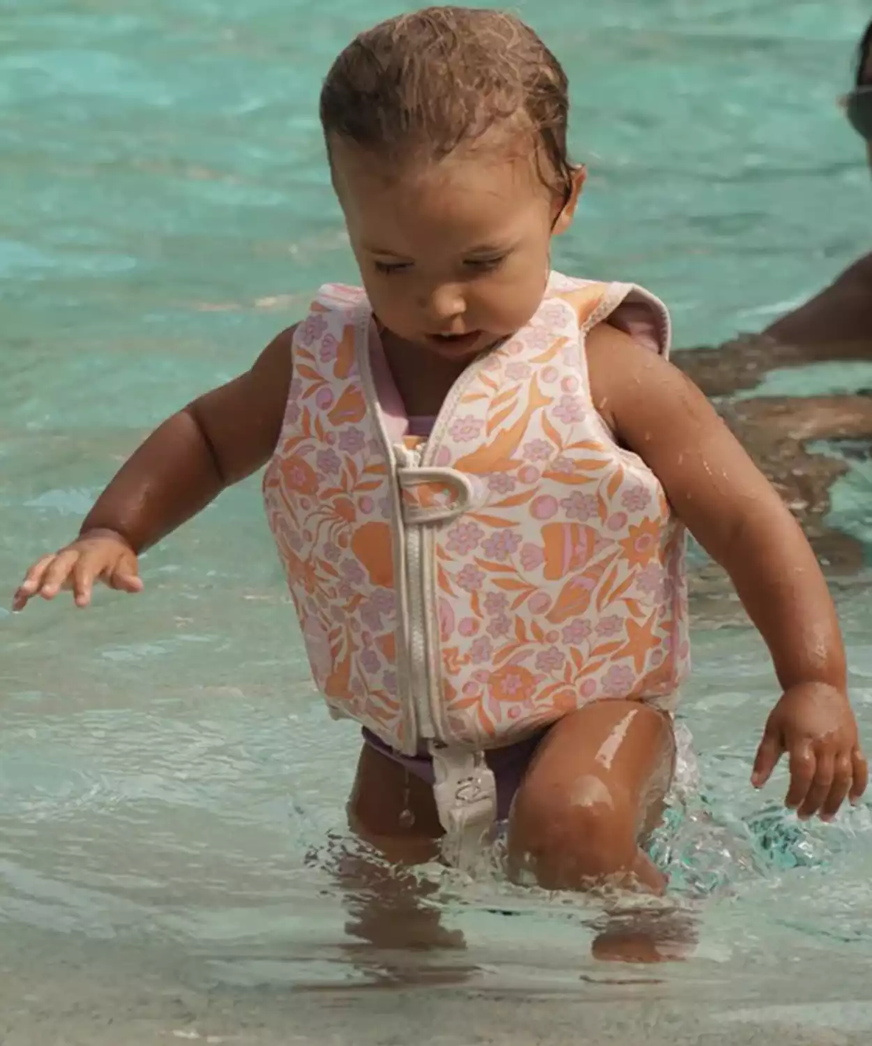 Kids Swim Vest 2-3 Ocean Magic Pink