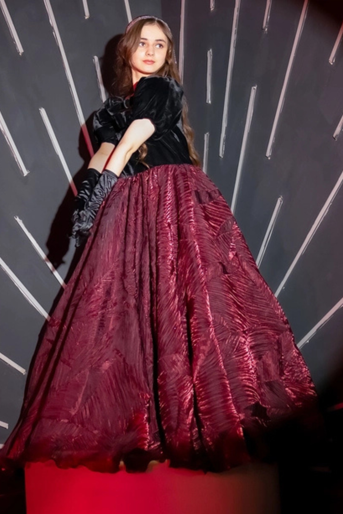 Diva Gown With Full Skirt